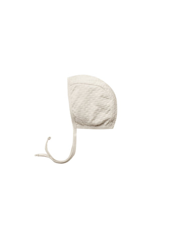 Quincy Mae Natural Pointelle Bonnet