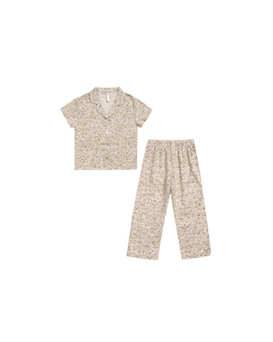 Rylee & Cru Garden Outline Pajama Set