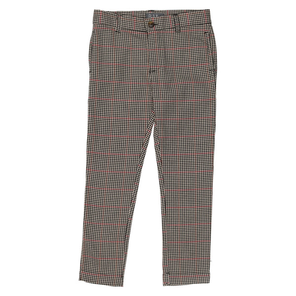 Belati Black Gingham Plaid Pants