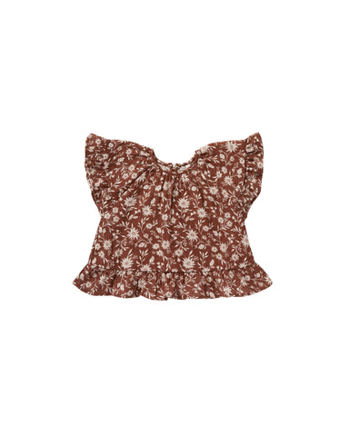 Rylee & Cru Redwood Wild Floral Top + Bloomer Set