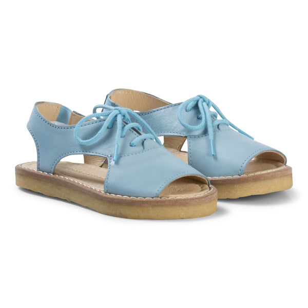 Tinycottons Blue Crepe Lace Sandals