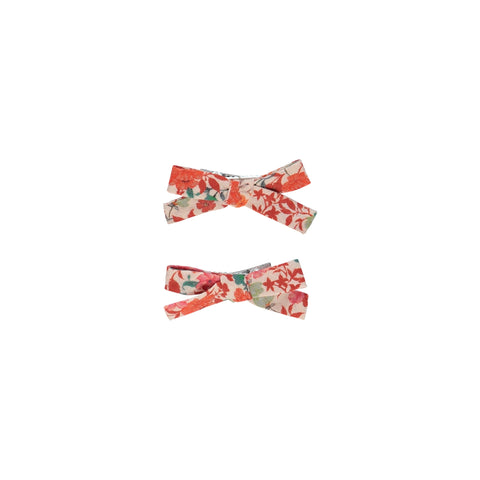 Bebe Organic Clara Garden Floral Pigtail Set