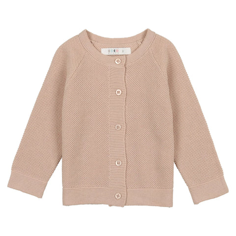 Coco Blanc Mauve Knit Cardigan