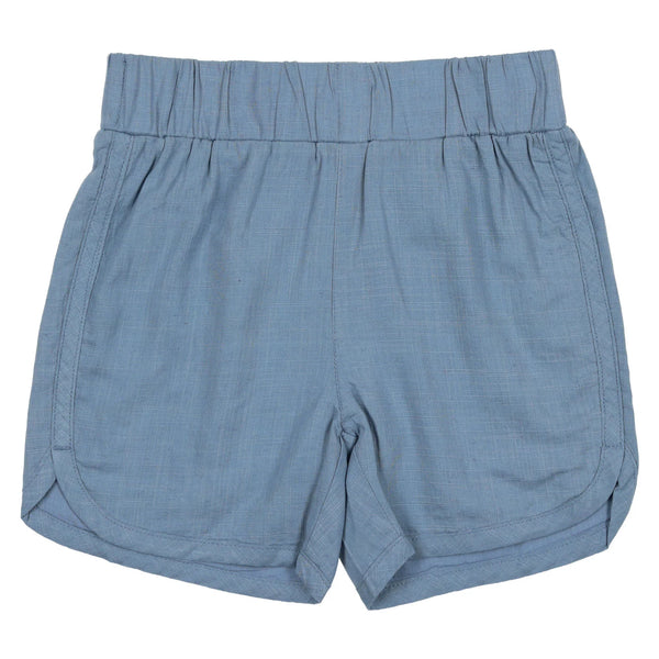 Coco Blanc Blue Linen Shorts