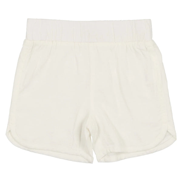 Coco Blanc Pure White Linen Shorts