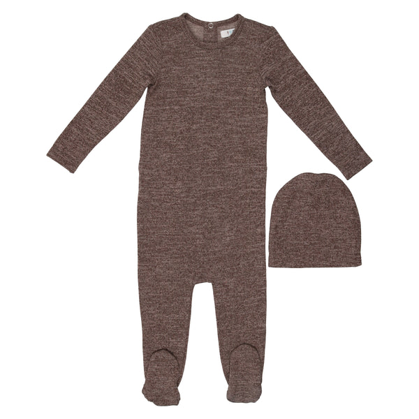 Coco Blanc Marled Mocha Lounge Onesie