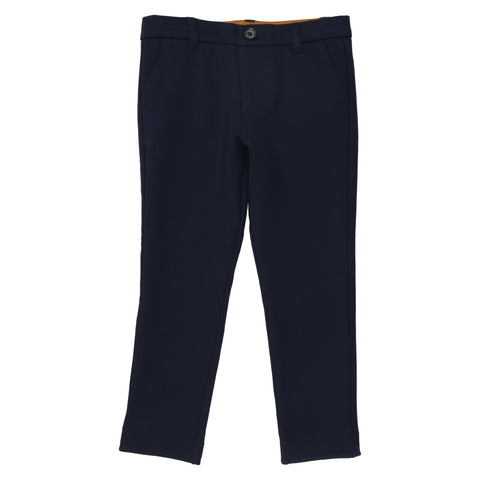 Coco Blanc Navy Wool Pant