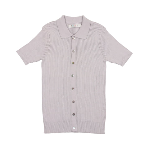 Coco Blanc Light Grey Knit Polo