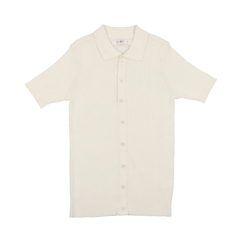 Coco Blanc Ivory Knit Polo