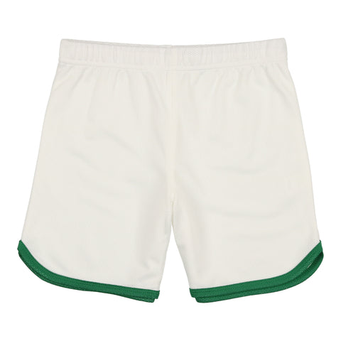 Coco Blanc White & Kelly Green Tennis Shorts