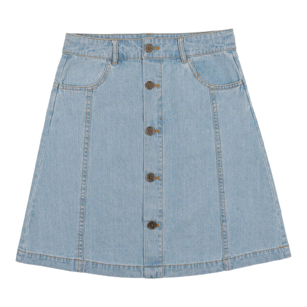 Coco Blanc Denim Skirt – Panda and Cub