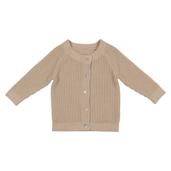 Coco Blanc Taupe Baby Knit Cardigan