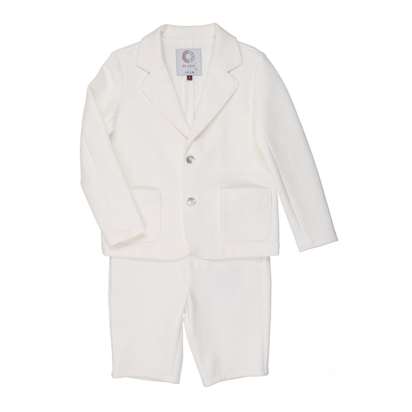 Coco Blanc Antique White Pique Suit