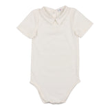 Coco Blanc White Peter Pan Modal Onesie