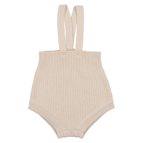 Coco Blanc Antique White Knit Romper