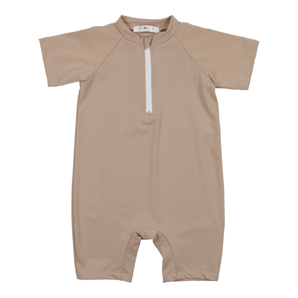 Coco Blanc Taupe/Cream Baby One Piece Swimsuit