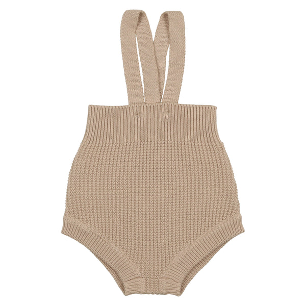 Coco Blanc Taupe Knit Romper