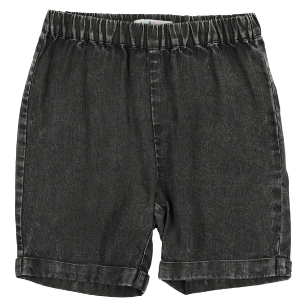 Coco Blanc Black Denim Shorts