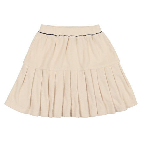 Coco Blanc Cream Terry Skirt