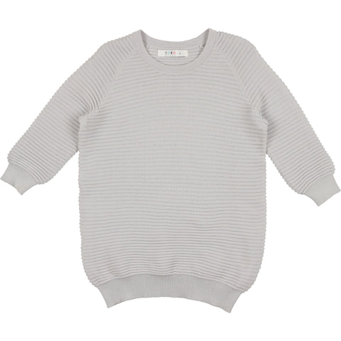 Coco Blanc Pale Blue Three Quarter Sweater Top