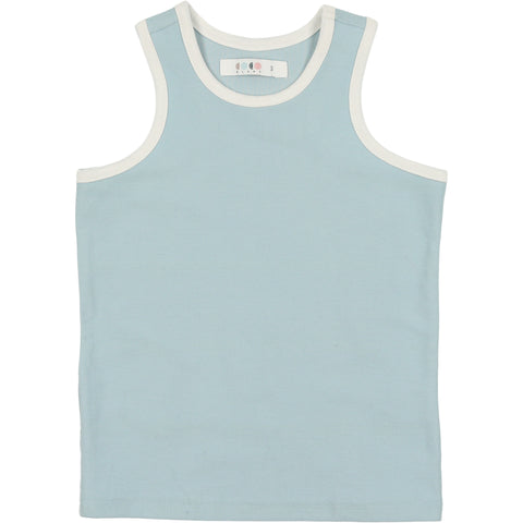 Coco Blanc Pale Blue French Terry Tank