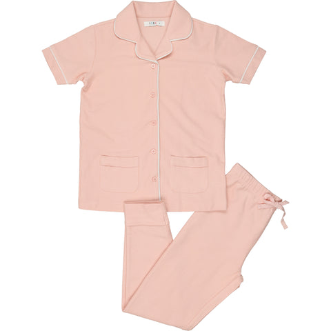 Coco Blanc Smoky Rose French Terry Pajamas