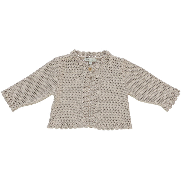 Bebe Organic Daphne Natural Cardigan