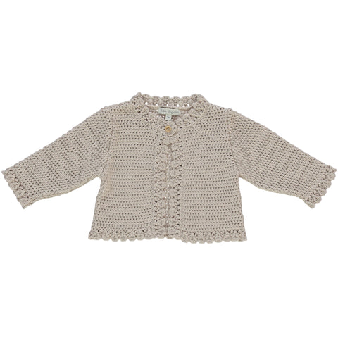 Bebe Organic Daphne Natural Cardigan