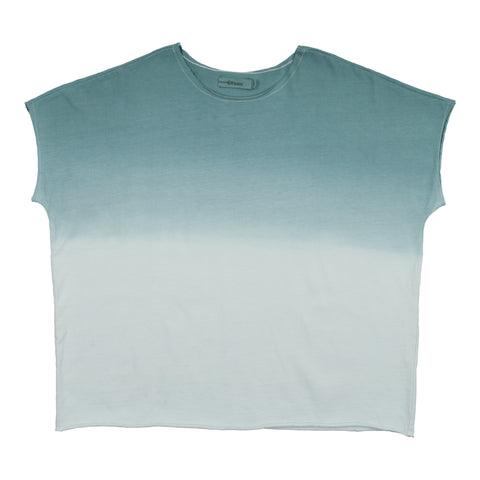 Urbani Blue & White Ombre Boys Oversized Tee