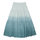Urbani Blue & White Ombre Peasant Maxi Skirt