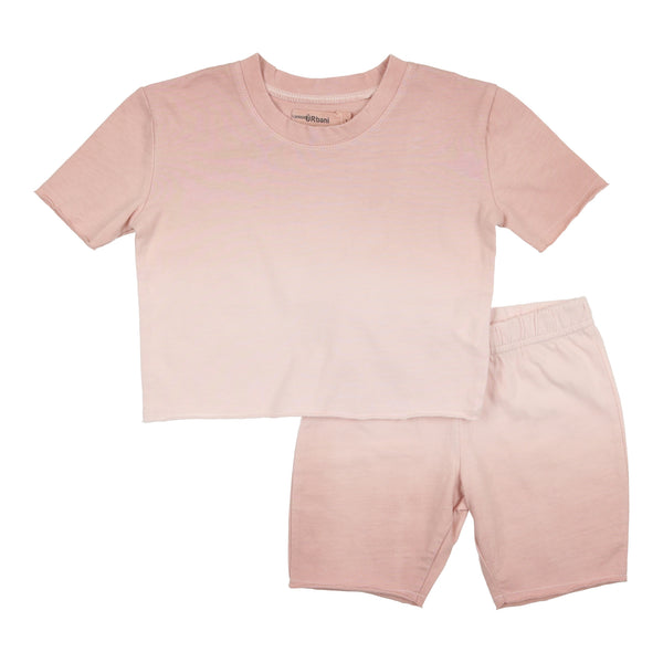 Urbani Pink & White Ombre Baby Set