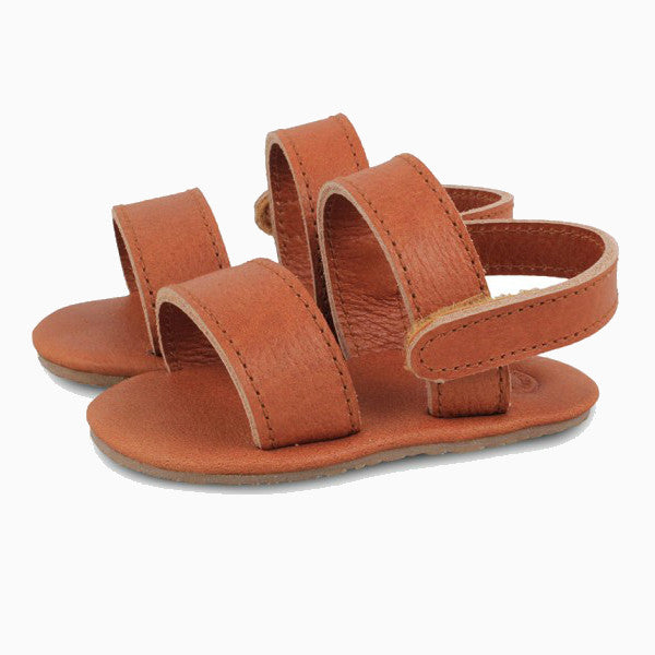 Donsje Amsterdam Brown Sari Leather Sandal