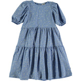 My Little Cozmo Blue Floral Dress