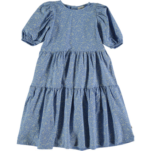 My Little Cozmo Blue Floral Dress