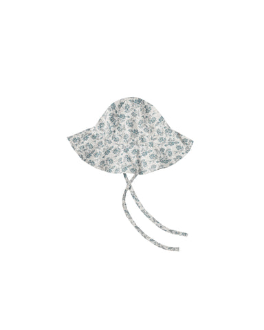 Rylee & Cru Ivory Roses Floppy Sun Hat