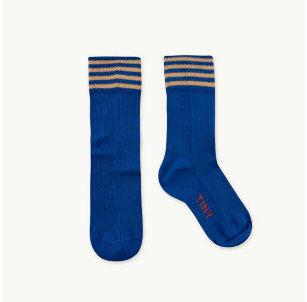 Tinycottons Ultramarine Stripes Medium Socks