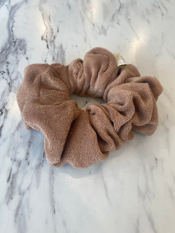 Halo Luxe Mocha Terry Scrunchie