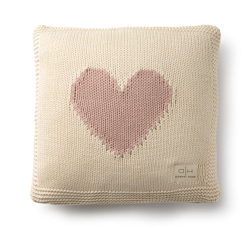 Domani Home DH Pink Heart Pillow