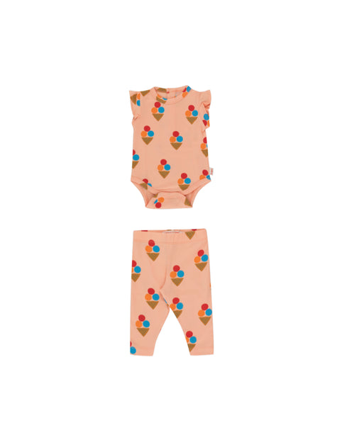 Tinycottons Ice Cream Body & Legging Set