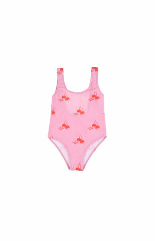 Tinycottons Pink Candy Apple Swimsuit