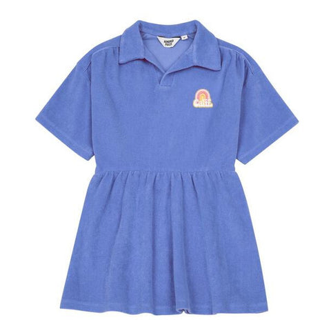 Hundred Pieces Blue Terry Dress