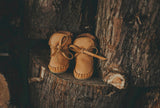 Donsje Amsterdam Caramel Nubuck Jaya Lining Baby Shoes