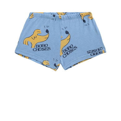 Bobo Choses Blue Sniffy Dogs AOP Shorts