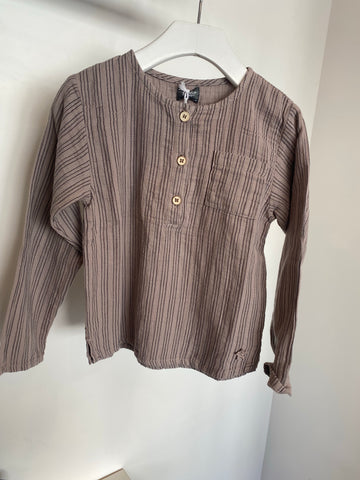 Tocoto Vintage Brown Stripe Shirt