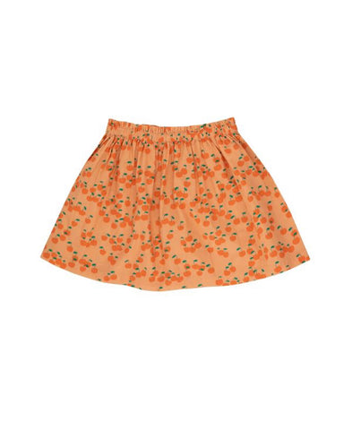 Tinycottons Orange Cherries Short Skirt