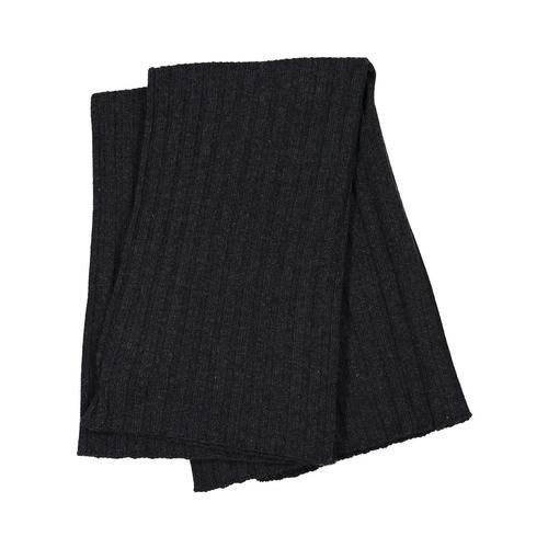 Tocoto Vintage Dark Grey Ribbed Blanket