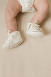 Quincy Mae Ivory Stars Baby Booties