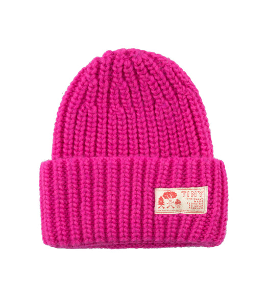 Tinycottons Fuscia Solid Beanie
