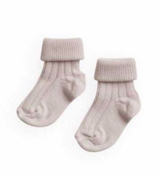 Belle Enfant Petal Pink Turn Top Socks