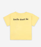 Bobo Choses Yellow Big Smile Lilas Short Sleeve Tshirt